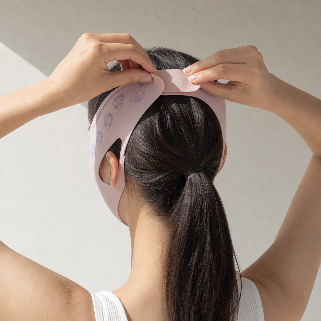 Sangle de maintien visage et menton