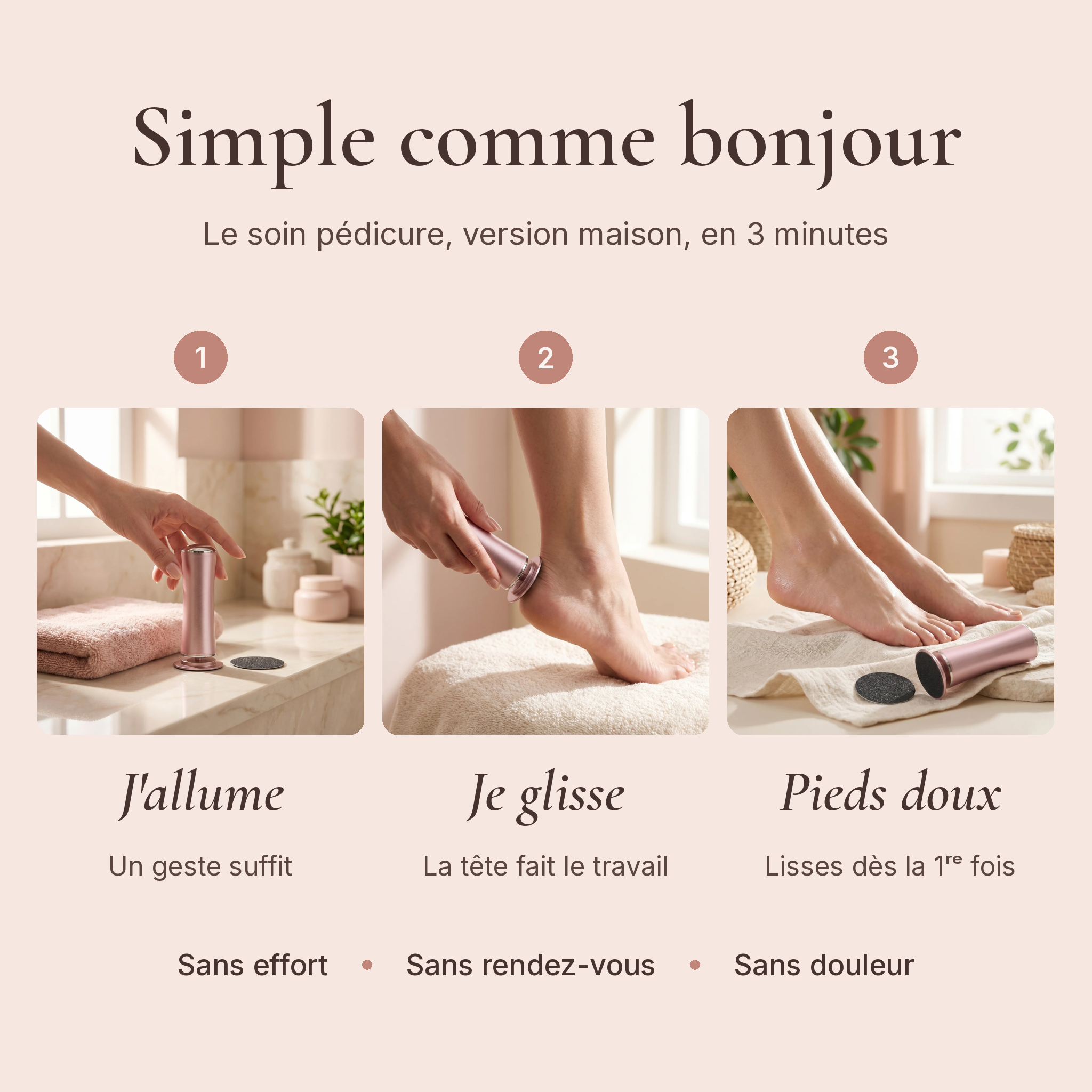 Sofelya — Râpe électrique anti-callosités